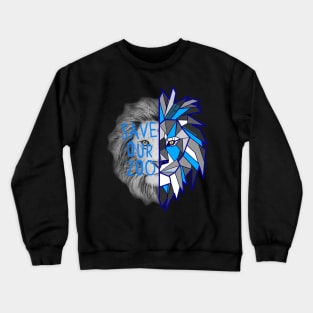 Day 1- Iblis- Geometric Asiatic Lion Crewneck Sweatshirt